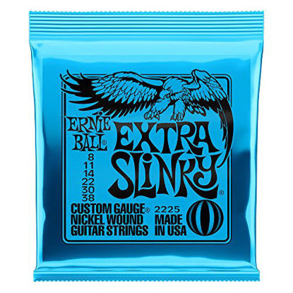 Picture of Ernie Ball Extra Slinky Nickel Wound Set, .008 - .038