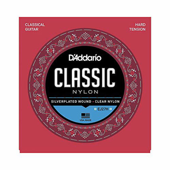 Picture of D'Addario EJ27H Student Nylon Classical Guitar Strings, Hard Tension