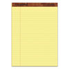 Picture of TOPS The Legal Pad Writing Pads, 8-1/2" x 11-3/4", Canary Paper, Legal Rule, 50 Sheets, 12 Pack (7532)