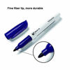 Picture of Volcanics Blue Dry Erase Markers Low Odor Fine Whiteboard Markers Thin Box of 12