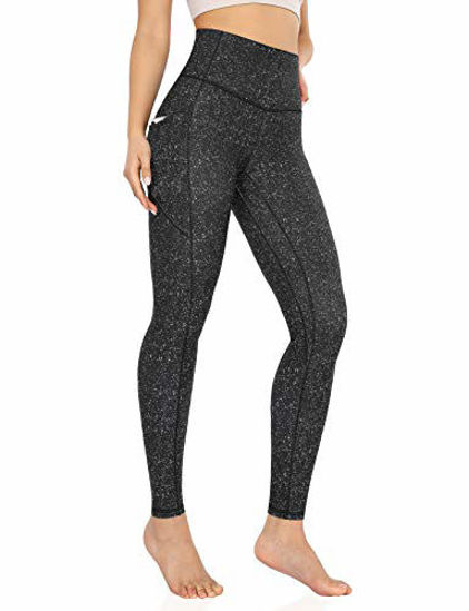 GetUSCart- ODODOS Women's Out Pockets High Waisted Pattern Yoga Pants,  Workout Sports Running Athletic Pattern Pants, Full-Length, Plus Size,  Charcoal Camo, XX-Large