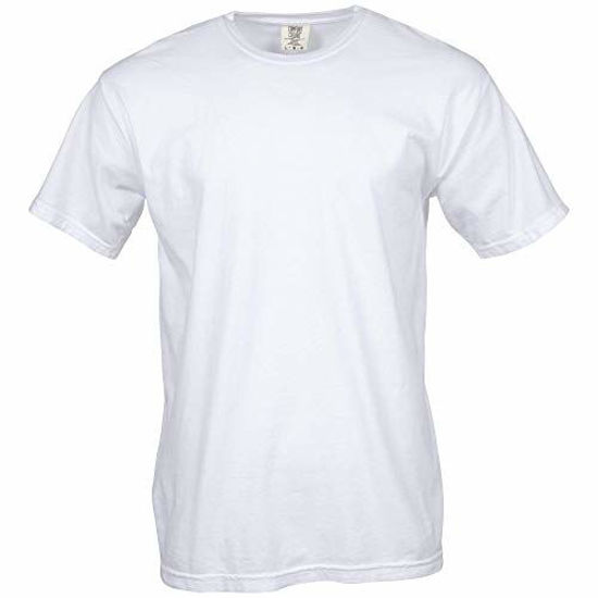 Picture of Comfort Colors Men's Adult Short Sleeve Tee, Style 1717, White, Large