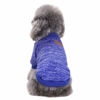 Picture of Fashion Focus On Pet Dog Clothes Knitwear Dog Sweater Soft Thickening Warm Pup Dogs Shirt Winter Puppy Sweater for Dogs (Dark Blue, XXS)