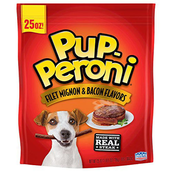 Picture of Pup-Peroni Original Filet Mignon & Bacon Flavor Dog Snacks, 25-Ounce