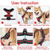 Picture of rabbitgoo Dog Harness, No-Pull Pet Harness with 2 Leash Clips, Adjustable Soft Padded Dog Vest, Reflective No-Choke Pet Oxford Vest with Easy Control Handle for Medium Dogs, Red (M, Chest 19.1-29.3")