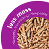 Picture of ökocat Less Mess Natural Wood Clumping Cat Litter Mini-Pellets, Great for Long-Hair Breeds, Medium, 14.8 lbs.