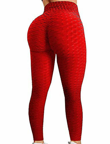 Tight Yoga Pants,Butt Lifting Anti Cellulite Leggings for Women High  Waisted Yoga Pants Workout Tummy Control Sport Tights