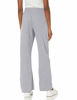 Picture of Hanes womens ComfortSoft EcoSmart Women's REGULAR Open Bottom Leg Sweatpants Light Steel X-Large