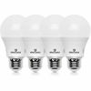 Picture of Great Eagle A19 LED Light Bulb, 9W (60W Equivalent), UL Listed, 2700K (Warm White), 750 Lumens, Non-dimmable, Standard Replacement (4 Pack)