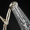 Picture of AquaDance High Pressure 6-Setting Full Brushed Nickel Handheld Shower Head with Stainless Steel Hose. Officially Independently Tested to Meet Strict US Quality & Performance Standards!