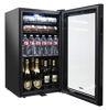 Picture of NewAir Beverage Refrigerator Cooler with 126 Can Capacity - Mini Bar Beer Fridge with Right Hinge Glass Door - Cools to 34F - AB-1200B - Black