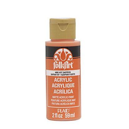 Picture of FolkArt Acrylic Paint, 2 oz, Hot Saffron, 2 Fl Oz