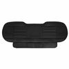 Picture of Motor Trend Black Universal Car Seat Cushion, Rear Bench Seat - Padded Luxury Cover with Non-Slip Bottom & Storage Pockets, Faux Leather Cushion Cover for Car Truck Van and SUV