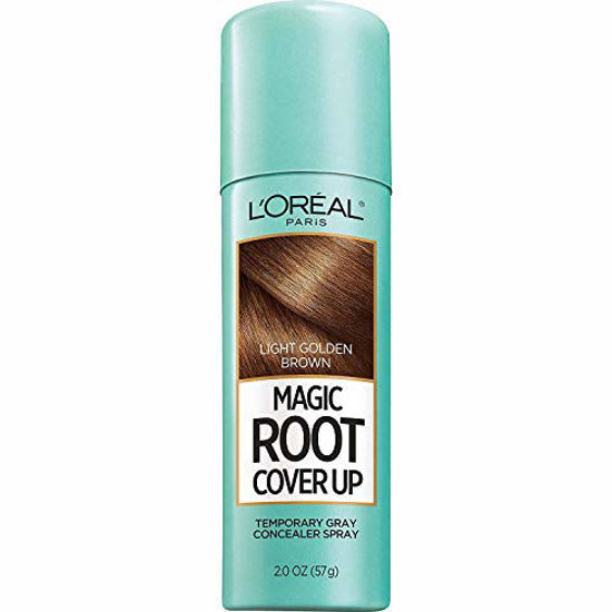 Picture of L'Oreal Paris Magic Root Cover Up Gray Concealer Spray Light Golden Brown 2 oz.(Packaging May Vary)