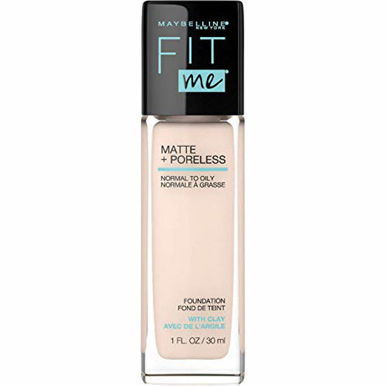 Picture of Maybelline Fit Me Matte + Poreless Liquid Foundation Makeup, Fair Ivory, 1 fl; oz; Oil-Free Foundation