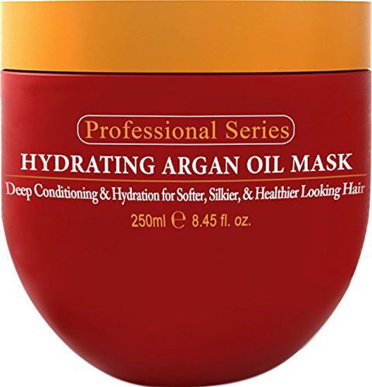 Picture of Hydrating Argan Oil Hair Mask and Deep Conditioner By Arvazallia for Dry or Damaged Hair - 8.45 Oz