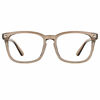 Picture of TIJN Blue Light Blocking Glasses for Women Men Clear Frame Square Nerd Eyeglasses Anti Blue Ray Computer Screen Glasses (Wheat)