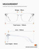 Picture of TIJN Blue Light Blocking Glasses for Women Men Clear Frame Square Nerd Eyeglasses Anti Blue Ray Computer Screen Glasses(Transparent)