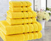 Picture of American Soft Linen 6-Piece 100% Turkish Genuine Cotton Premium & Luxury Towel Set for Bathroom & Kitchen, 2 Bath Towels, 2 Hand Towels & 2 Washcloths [Worth $72.95] - Yellow