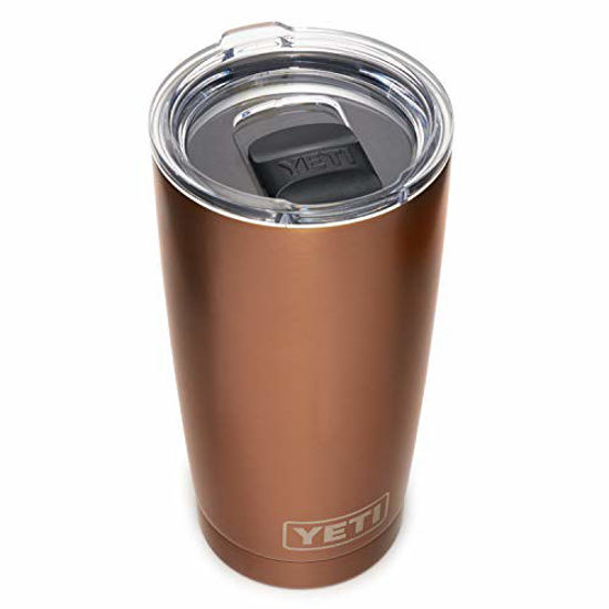 Picture of YETI Rambler 20 oz Tumbler, Stainless Steel, Vacuum Insulated with MagSlider Lid, Copper