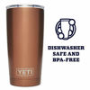 Picture of YETI Rambler 20 oz Tumbler, Stainless Steel, Vacuum Insulated with MagSlider Lid, Copper