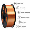 Picture of SUNLU Silk Copper PLA Filament 1.75mm 3D Printer Filament, 1KG 2.2 LBS Spool 3D Printing Material, Shiny Metallic PLA Silk Copper