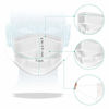 Picture of Wecolor 100 Pcs Disposable 3 Ply Earloop Face Masks, Suitable for Home, School, Office and Outdoors (White)