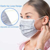 Picture of Face Mask Black, Disposable Face Masks, 3 Layer Design Protection Breathable Face Masks with Elastic earband