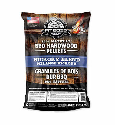 Picture of PIT BOSS 55436 BBQ Wood Pellets, 40 lb, Hickory