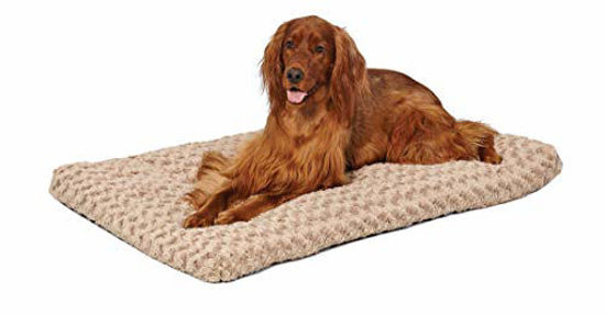 Picture of MidWest Homes for Pets Deluxe Dog Beds | Super Plush Dog & Cat Beds Ideal for Dog Crates | Machine Wash & Dryer Friendly, 1-Year Warranty