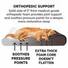 Picture of Furhaven Pet Dog Bed - Orthopedic Ultra Plush Faux Fur Ergonomic Luxe Lounger Cradle Mattress Contour Pet Bed with Removable Cover for Dogs and Cats, Chocolate, Small