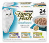 Picture of Purina Fancy Feast Gravy Wet Cat Food Variety Pack, Seafood Grilled Collection - (24) 3 oz. Cans