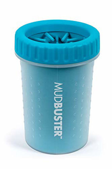 Picture of Dexas MudBuster Portable Dog Paw Cleaner, Medium, Blue