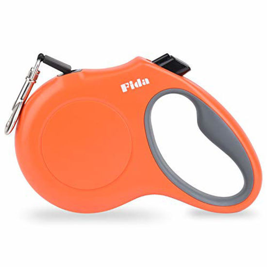 Picture of Fida Retractable Dog Leash, 16 ft Dog Walking Leash for Medium Dogs up to 44lbs, Tangle Free, Orange