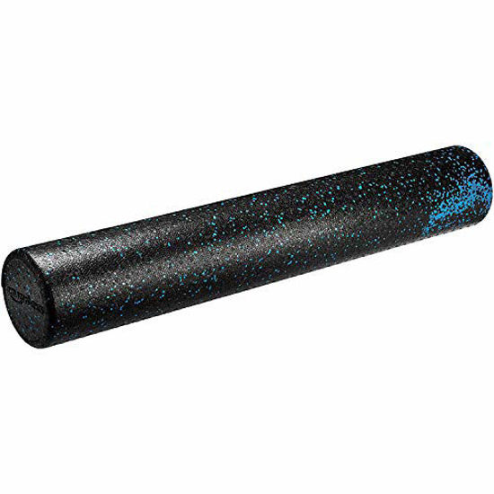 Picture of Amazon Basics High-Density Blue Speckled Round Foam Roller - 36-Inches