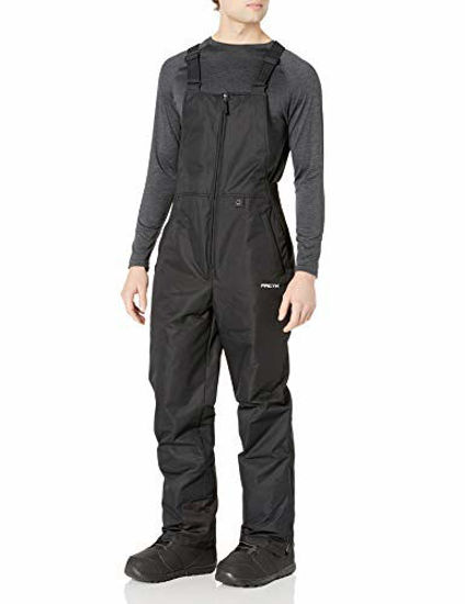 Picture of Arctix Men's Essential Insulated Bib Overalls, Black, 2X-Large (44-46W 34L)