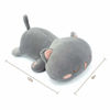 Picture of Cute Kitten Plush Toy Stuffed Animal Pet Kitty Soft Anime Cat Plush Pillow for Kids (Gray B, 12")