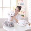 Picture of Cute Kitten Plush Toy Stuffed Animal Pet Kitty Soft Anime Cat Plush Pillow for Kids (Gray B, 12")