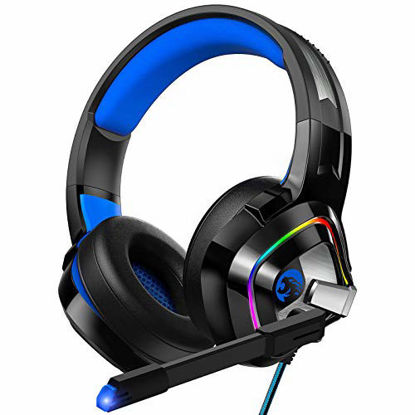 Sonic The Hedgehog Gaming Over-Ear Headphone, With Microphone, 3.5mm Aux,  Headset for PC, Xbox, PS5, PS4, Nintendo, etc. 