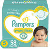 Picture of Diapers Size 5, 58 Count - Pampers Swaddlers Disposable Baby Diapers, Super Pack