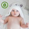 Picture of Bamboo Hooded Baby Towel - Softest Hooded Bath Towel with Bear Ears for Babie, Toddler,Infant - Ultra Absorbent and Hypoallergenic, Natural Baby Towel Perfect for Boy and Girl