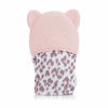 Picture of Itzy Ritzy Silicone Teething Mitt - Soothing Infant Teething Mitten with Adjustable Strap, Crinkle Sound & Textured Silicone to Soothe Sore & Swollen Gums, Blush Leopard