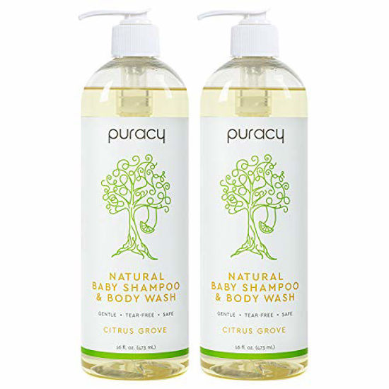 GetUSCart- Puracy Natural Shampoo & Body Wash, Plant-Derived Baby