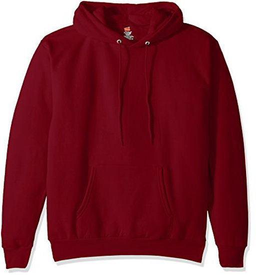 Picture of Hanes Men's Pullover EcoSmart Fleece Hooded Sweatshirt, cardinal, X Large