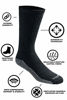 Picture of Dickies Men's Dri-tech Moisture Control Crew Socks Multipack, Black (12 Pairs), Shoe Size: 6-12