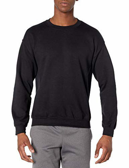 Picture of Gildan Men's Heavy Blend Crewneck Sweatshirt - Small - Black