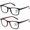 Picture of Blue Light Blocking Glasses, 2Pack Cut UV400 Computer Glasses for Anti Eyestrain (Tortoise + Black)