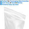 Picture of Spartan Industrial - 3 X 4 (1000 Count) 2 Mil Clear Reclosable Zip Plastic Poly Bags with Resealable Lock Seal Zipper