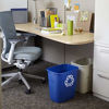 Picture of Rubbermaid Commercial Products Deskside Office Wastebasket Trash Can, 7 Gallon, Recycle Blue, 4-Pack, 2136360