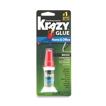 Picture of Krazy Glue Home and Office Brush-On Glue, 0.18 oz